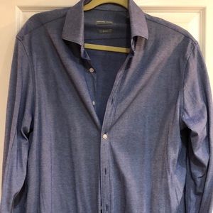 Blue Michael Kors mens shirt